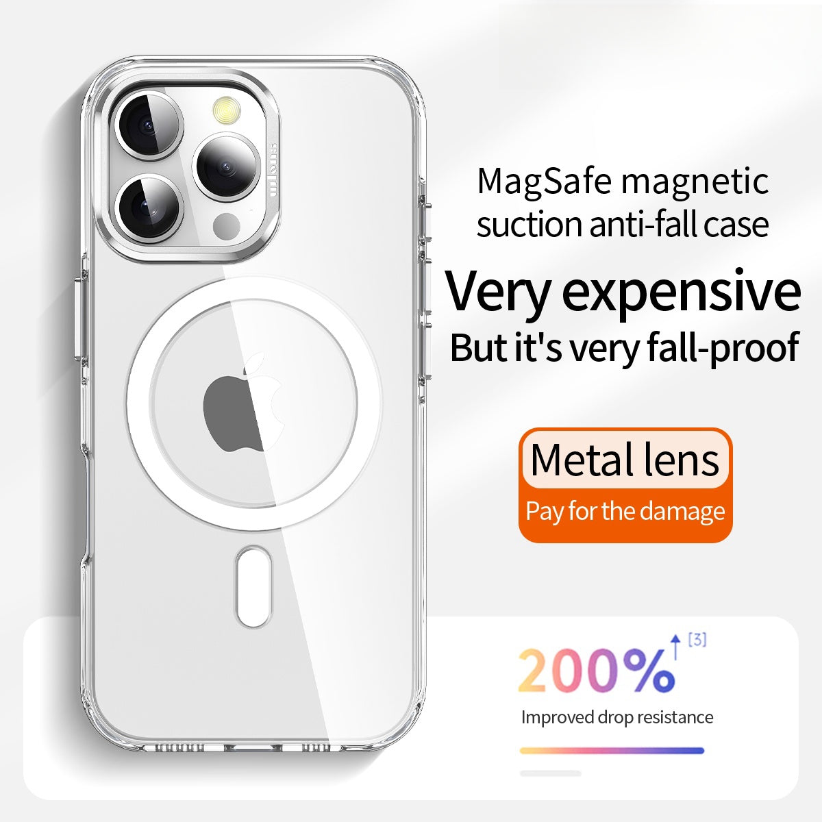 Magnetic Clear Designed for iPhone 16 Series Case Compatible with MagSafe & Anti-Yellowing Military Grade Protective Shockproof Slim Thin Hard Cover